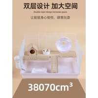 Lồng chuột Hamster đặc biệt gấu vàng giá rẻ lớn 60 vật dụng cơ bản trọn bộ 47 thự sang trọng