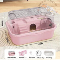 Lồng chuột hamster nắp mica dài 35cm