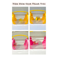 Lồng chuột Hamster, nhím, bọ ú, sóc bay cầm tay đầy đủ phụ kiện