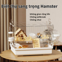 Lồng chuột hamster toàn cảnh biệt thự sang trọng trong suốt Chống gặm, chống jailbreak và dễ dàng vệ sinh trong mùa đông