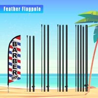 Lông Cờ Cực Chỉ Cực Không Có Đế Swoop Flagpole Kit Nhôm Thể Thao Câu Lạc Bộ Quảng Cáo Trang Trí Biểu Ngữ Tự Động