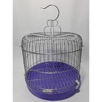 Lồng Cu Gáy Inox size 38, Lồng chim cu gáy inox chống gỉ set kèm đủ phụ kiện