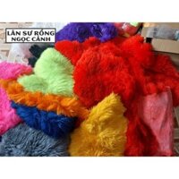 Lông cừu (Hàng chọn lọc) thật nguyên tấm, phụ kiện làm lân, thảm lông cừu