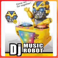 Lồng đèn điện tử chơi trung thu robot DJ nhảy múa theo nhạc, có đèn nhạc vui nhộn cho bé yêu tặng kèm pin