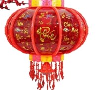 Lồng đèn điện xoay Size70, Đường kính 45cm - Hàng chính hãng