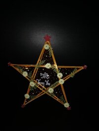 Lồng đèn giấy kiếng ngôi sao 35cm - M3