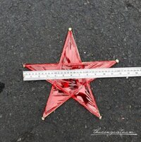 Lồng đèn giấy kiếng ngôi sao 30cm