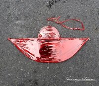 Lồng đèn giấy kiếng trơn ghe (20*40cm)