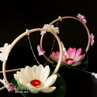 Lồng Đèn Hoa Đăng Sen Trắng