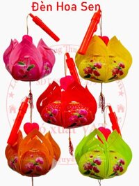 Lồng Đèn Trung Thu Điện Tử Hoa Sen (Cái)