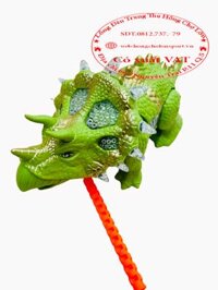 Lồng Đèn Trung Thu Điện Tử Khủng Long 3 Sừng (Cái)