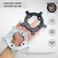 Lòng đĩa EXCITER 150 155 đĩa trước 5 lỗ ra 4 lỗ chất liệu nhôm cnc dể lắp ráp dể sử dụng