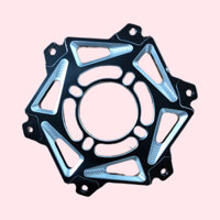 Lòng đĩa Winner 6 lỗ xuống mâm 4 lỗ thông dụng nhôm cnc nguyên khối