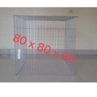 Lồng gà ghép 80 x 80 x 80 cm chưa có khay tôn