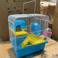 Lồng hamster 2 tầng hang động đầy đủ phụ kiện