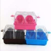 Lồng Hamster 2 tầng mini Full Phụ Kiện