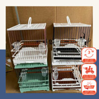 Lồng Khuyên Nhựa Đầy Đủ Phụ Kiện