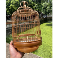 Lồng khyên lùn lồng nuôi chim khuyên lồng khuyên giá rẻ chất liệu trúc đỏ size 22x22