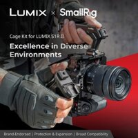 Lồng máy ảnh SmallRig cho Panasonic LUMIX S1R II / S5 II / S5 IIX / G9 II với tay cầm pin DMW-BG1 / DMW-BG2 #4902#4903#5147