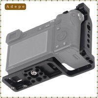 Lồng máy ảnh, Tấm bảo vệ được xây dựng trong giày lạnh với khung 1 / 4 3 / 8 cho máy ảnh kỹ thuật số phụ kiện A6500 A6400 A6000 A6300