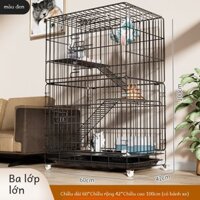 Lồng Mèo Chuồng Nuôi Mèo Lớn Trong Nhà Chuyên Dụng Cho Mèo Con Trong Nhà Biệt Thự Gấp Gọn Siêu Nhỏ