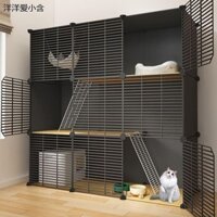Lồng mèo ins trong nhà mèo không gian siêu lớn tự do lắp ráp miễn phí mèo nhà mèo nhà vật nuôi lồng mèo khác