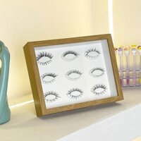 Lông Mi Đẹp Cao Cấp Gỗ Chắc Chắn Khung Ảnh Ghép Lông Mi Giả Thành Phẩm Đấm Ban Màn Hình Phong Cách Chuyên Dụng Treo Tường 11.30