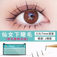 Lông mi dưới một cụm Fairy Hair, lông mi giả tự nhiên Fairy Hair, ghép từng đoạn, lông mi đơn
