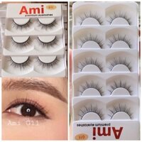 Lông Mi Giả Cao Cấp Ami Premium  5 cặp, lông mi chồn