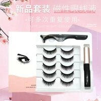 Lông mi từ tính trực tiếp nổi tiếng trên mạng, lông mi giả nam châm chính hãng, sử dụng nhiều lần, hút mạnh, biểu diễn sân khấu, keo miễn phí