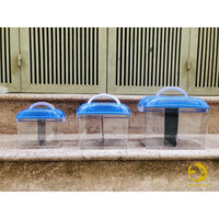 Lồng mica Leecom xách tay đủ kích thước tiện lợi cho cá cảnh