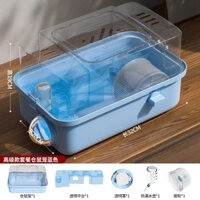 Lồng mika full phụ kiện cho hamster có đường hầm và nhà tắm riêng