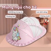 Lồng Ngủ Mùng Màn Chụp Ngủ Chống Muỗi Gấp Gọn Cho Bé Sơ Sinh Chống Ánh Sáng MINT DECOR