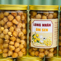 Long nhãn ôm sen (bọc hạt sen) loại 1 (500g, 1kg) từ Long nhãn sấy khô Hưng Yên kết hợp hạt sen Huế sấy giòn