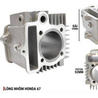 Lòng nhôm 67 trái 52,5 54 dài 78 69 đóng số 49cc ATE RACING ( chỉ vỏ lòng )