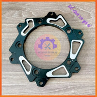 Lòng Nhôm CNC gắn đĩa WINNER 6 lỗ xuống Mâm 5 lỗ AB 150 ( Màu Đen )