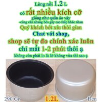 Lòng nồi cơm điện 1.2 L nặng 290 gr chống dính Sơn Gốc Nước, tuyệt đối an toàn sức khoẻ