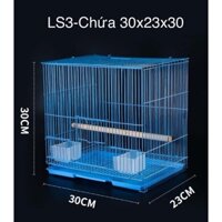 Lồng nuôi chim khuyên chim hút mật,sâu,ốc mít sơn tĩnh điện Kích Thước 30x20x30cm