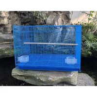 Lồng nuôi chim - Lồng nuôi Yến Phụng, Sóc, Thỏ cảnh -Lồng SIZE 60cm x 40cm x 40cm - LOẠI TO MÀU XANH