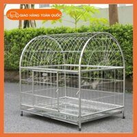Lồng Nuôi Chó Mèo Inox ⚡BẢO HÀNH 1 ĐỔI 1⚡ CHUỒNG CHÓ MÈO ĐỦ SIZE - BẢO HÀNH CHẤT LƯỢNG