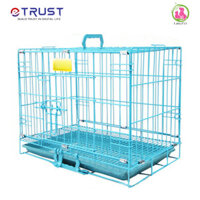 Lồng nuôi chó mèo NAN DÀY LunaPet CN02, chuồng nuôi chó mèo sơn tĩnh điện giá rẻ tặng kèm khay