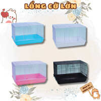 Lồng nuôi Hamster Bọ Ú (Chuột Lang) Thỏ cảnh cỡ lớn đầy đủ màu sắc (Có sàn cách đáy)