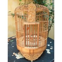 lồng nuôi khướu mi kiếm tre già đục chạm