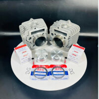 Lòng piston bạc IPPON v2 trái 52mm 54mm cho xe wave, dream chính hãng