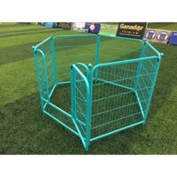 Lồng quây nan ống cho chó mèo( màu ngẫu nhiên )
