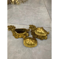 Long quy mở nắp rùa đầu rồng mở nắp bằng đồng - Đồ Đồng Đại Bái Xưởng