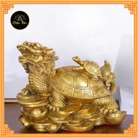 Long Quy phong thủy cõng rùa con tượng đồng phong thuỷ "Rùa Đầu Rồng"