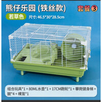 Lồng sắt cho hamster màu xanh lá