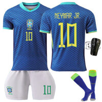 long -sleeved football shirts Football shirt children's football clothes Áo đấu sân khách Brazil 2425 Nemal No. 10 Pooh Xiusi Người Lớn Trẻ Em Tập Áo Bóng Đá Phù Hợp Với Nam