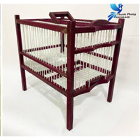 Lồng tắm chim chào mào nan cáp quang chắc chắn bền đẹp, Lồng chim Chào Mào